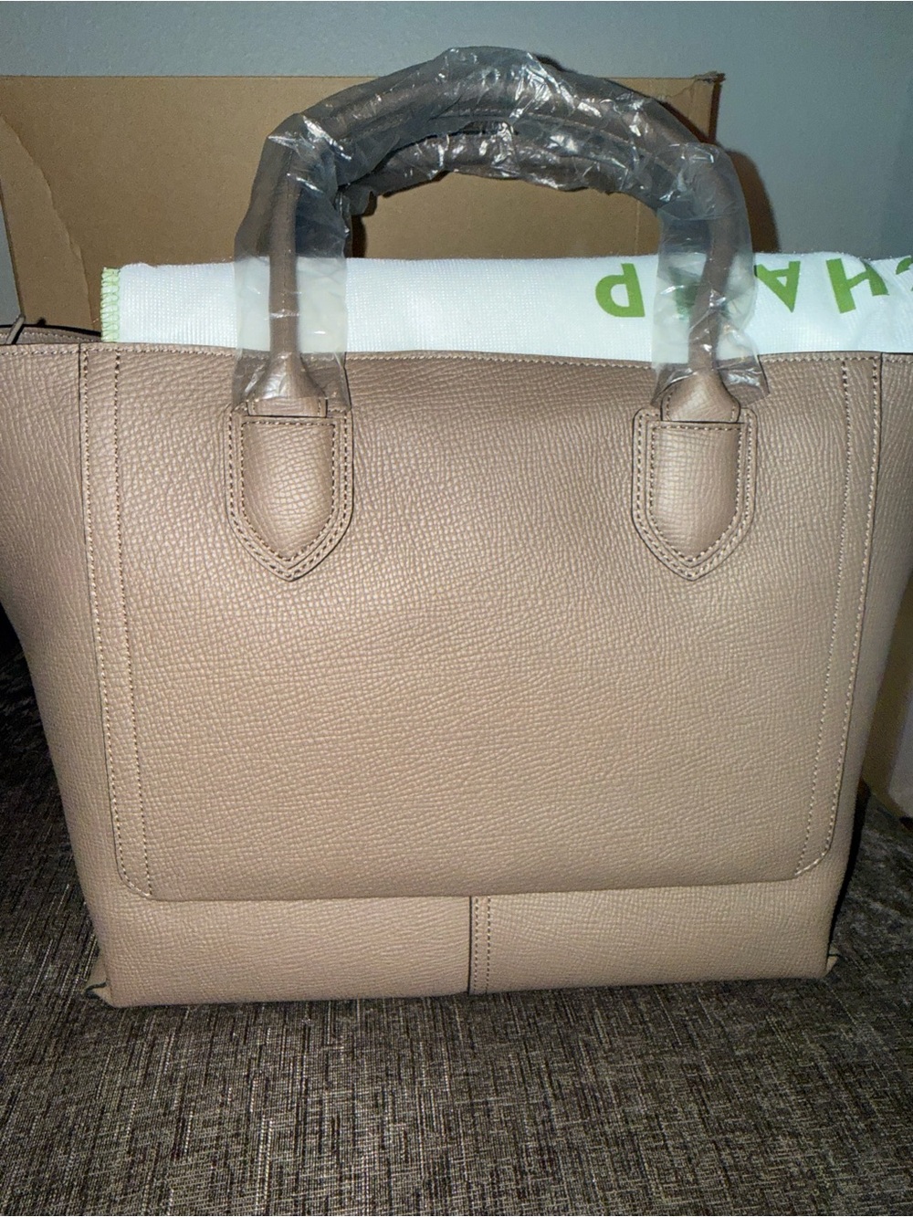 Longchamp Leather Mailbox Tote Bag - Picture 3 of 8